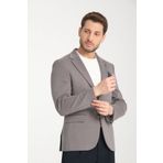 Frappoli Modern Erkek Blazer Mono Yaka Spor Ceket Örme