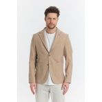 Frappoli Zenova Erkek Camel Yarım Astarlı Torba Cepli Ilkbahar-Yaz Spor Blazer Ceket - 48 - 6 Drop