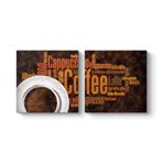 Frappuccino Tablosu 123 x 60-2 Parçalı