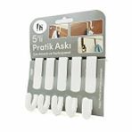 Frater 5'li Pratik Beyaz Askı