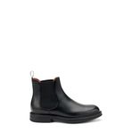 Frau Erkek Deri Ankle Bot, Siyah, PONCHO, 73L3, 44