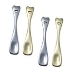 FRCOLOR 4 adet kaşık, yüz spatulası, mini kürek, yüz kremi, kürek, güzellik küreği, yüz için çamur spatulası, yüz kremi, maske aplikatörü, kozmetik ürünü