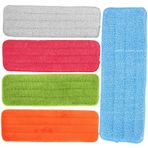 FRCOLOR 5 Adet fiber kumaş paspas dolumu fiber kumaş ped değişimi joy paspas yedek pedleri mikrofiber paspas pedleri Mop padası yıkayıcı paspas pedleri temiz paspas Elyaf kumaş