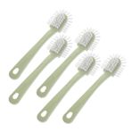 FRCOLOR 5pcs Uzun Saplama Ayakkabı Temizleme Fırçası Yumuşak Kıl Ovma Fırçası Ayakkabılar Ve Evler Için Çamaşır Ve Ayakkabılar Için Çok Fonksiyon