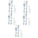 FRCOLOR 5set Yeşim Taşı Kolye Ucu Saç Aksesuarları Dreadlock Takı Örgüsü 2 Adet*5