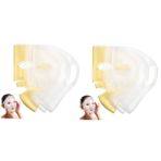 FRCOLOR 6 Adet Silikon Maske Örtüsü Güzellik Maskesi 3D Silikon Maske Maske Örtüsü Için Levha Örtüleri Silikon Yüz Maskesi Örtüleri Yüksek Elastikiyet Özledim Silika Jel Malzemeleri Yüz