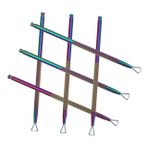 FRCOLOR Çok Yönlü Tırnak Bakım Araçları 6'lı Set Tırnak Cilası Çıkarıcı Tırnak Eti İtici Kazıyıcı Ev Kullanımı Ve Salonlar İçin Tasarlanmıştır