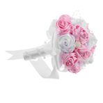 FRCOLOR Düğün Nedime Çiçek Çiçek Buket Için Gelin Buke Buket Bride Wedding El Çiçek Çiçek Gelin Buket Yapay Güller