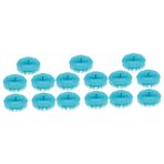 FRCOLOR Duş 15 Kafa Derisi Yıkayıcı Silikon Yıkayıcılar Temiz Şampuan Kafa Derisi Fırçası Saç Temizleyici Şampuan Fırçası Saç Derisi Masaj Aleti Saç Fırçası Kafa Derisi