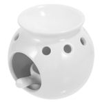 FRCOLOR Ev Dekoru seramik aroma lambası Aroma yayıcı tutucu tealight ağda ısıtıcı aroma difüzörü mumluk Şamdanlar dekoratif brülör kokulu mum eritme brülörü erimek çay ışığı fırın esans