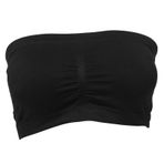 FRCOLOR Kadınlar Straplez Bandeau Üst Tüp Sütü Çıkarılabilir Dolgu Sütyen Görünmez Bandeau Straplez Sütyen Sakinsiz Bandeau Tüp Top (m)