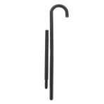 FRCOLOR parti sahne kostüm bastonları sahne performansı koltuk değneği Dekoratif halloween decorations yürüyüş batonu parti performans koltuk değneği tüm siyah koltuk değneği plastik Black