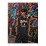 FREAK T-SHIRT Queen Classic Rock Vintage Oversize Sıfır Kol Tişört