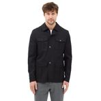 Fred Erkek Siyah İtalyan Kesim Slim Fit İlkbahar-Sonbahar Trençkot-Mont Siyah 56