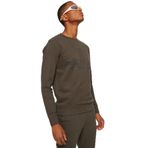Fred Mello Bisiklet Yaka Kahve Erkek Sweatshirt, Kahve, XL