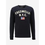 Fred Mello Bisiklet Yaka Lacivert Erkek Sweatshirt, Lacivert, S