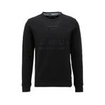 Fred Mello Bisiklet Yaka Siyah Erkek Sweatshirt, Siyah, S