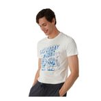 Fred Mello Bisiklet Yaka T-Shirt, S, 5003031674, Beyaz, Erkek