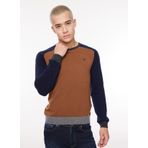 Fred Mello FM23W31MG Deve Tüyü Bisiklet Yaka Slim Fit Erkek Kazak