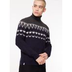 Fred Mello FM23W62MD Lacivert Balıkçı Yaka Slim Fit Erkek Kazak