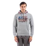 Fred Mello Kapüşon Yaka Gri Melanj Sweatshırt, L, 5003104672, Gri Melanj, erkek