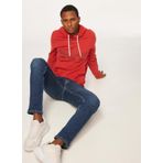 Fred Mello Kapüşonlu Turuncu Erkek Sweatshirt, Turuncu, S