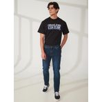 Fred Mello Normal Bel Normal Paça Slim Fit Lacivert Erkek Denim Pantolon FM23S20PDDARK BLUE