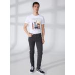 Fred Mello Normal Bel Normal Paça Slim Fit Siyah Erkek Denim Pantolon FM23S26PDCARBON