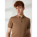Fred Mello Polo Yaka Slim Fit Kahve Erkek Kazak FM23S07MACORTEZ