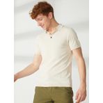 Fred Mello Polo Yaka Slim Fit Taş Erkek Kazak FM23S07MASTONE