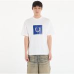 Fred Perry M2404 Box Graphic Erkek Tişört - Beyaz - XL