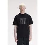 Fred Perry M2404 Box Graphic Erkek Tişört - Siyah