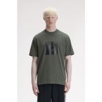 Fred Perry M2404 Box Graphic Erkek Tişört - Yeşil