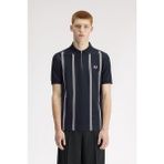 Fred Perry M2419 Vertical Stripe Erkek Polo Tişört - Lacivert