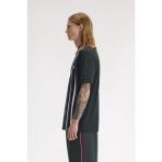 Fred Perry M2420-Q20 Tramline Erkek Polo Tişört - Koyu Yeşil - 2XL