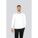 Fred Perry M9602 Ls Twin Tipped Erkek Tişört - Beyaz - XL