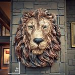 Freddie Aslan Başlı Duvar Dekoru Dekoratif Aslan Heykeli, Aslan Kafası Duvar Süsü Ev Ofis Aksesuarı
