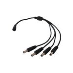 FREE Dc 12v 4 Port Power Jak Jack Çoklayıcı Kablo (4 Erkek/1 Dişi Uç)