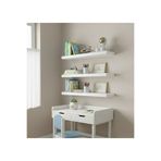Free Home Premium MDF Ürün Duvar Rafı 3'lü Set 60x15 cm Uçan Raf Modern Kitaplık Mutfak Banyo Rafı