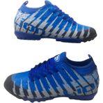 Free Lion Erkek Çocuk Siyah-Sax Çoraplı Halı Saha Futbol Ayakkabısı Frlıon639-1097 - Siyah - Saks