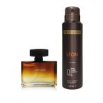 FREE LOVE Babalar Gününe Özel Hediye Kutulu Leon Edp Erkek Parfüm 100 ml Ve Deodorant 150 ml