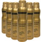 Free Love Golden Secret 6x150 ml Kadın Sprey Deodorant
