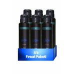 Free Love Leon Pudrasız Leke Yapmayan Erkek Sprey Deodorant 150 ml x 6