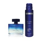 Free Love Silver Night EDP 100 ml Erkek Parfüm + 150 ml Deodorant Set