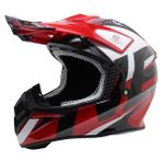 Free-M FR-801 Cross Mavi Sarı Motosiklet Kaski