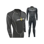 Free-Sub 3mm Thyphoon Siyah Dalış & Sörf Elbisesi Wetsuit Siyah