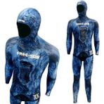 Free-sub 5mm Demre Blue Yamamoto Avcı Dalış Serbest Elbisesi Xl