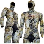 Free-Sub 5mm Ghost Multy Kamuflaj Dalış Elbisesi PVC Malzemeden Erkekler İçin Tasarlanmıştır - 3XL