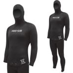 Free-Sub 9mm Karadeniz Yamamoto39 Siyah Profesyonel Scuba Tüplü Dalış Elbisesi XS