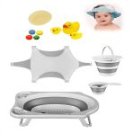 Freebebek Katlanir Bebek Yikama Banyo Seti 8 Parca